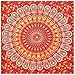 GLOBUS CHOICE INC. Wall Hanging Tapestries Mandala Tapestries Throw Bedspread Red Peacock Hippie Hippie Wall Tapestry