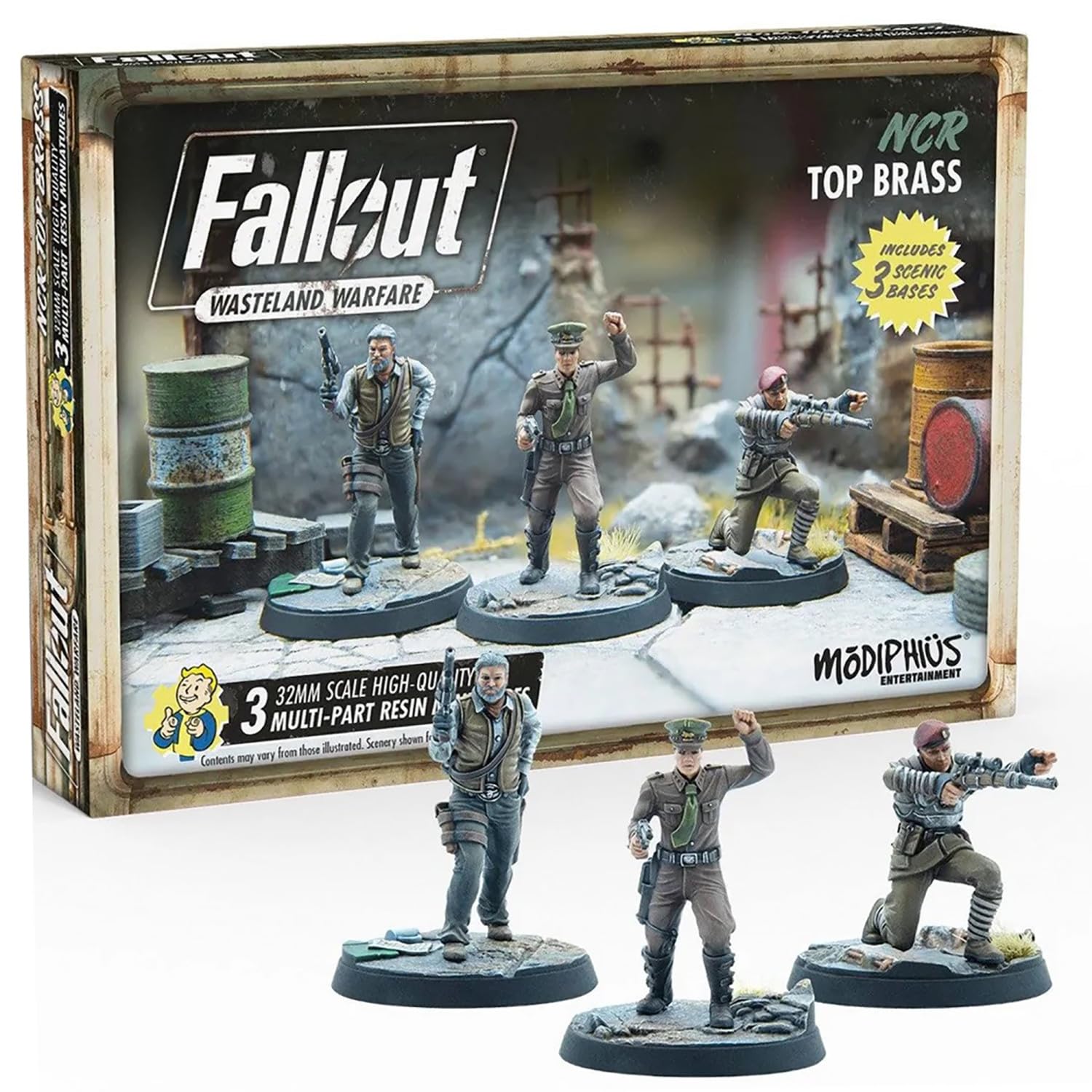 Modiphius, Fallout: Wasteland Warfare - NCR: Top Brass