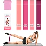 Portzon Resistance Loop Exercise Bands, Suitable for arm, Leg Stretching and Strength Training, Muscle Recovery, deep Squat a