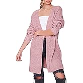 Forever 21 Womens Marled Open-Front Cardigan Sweater