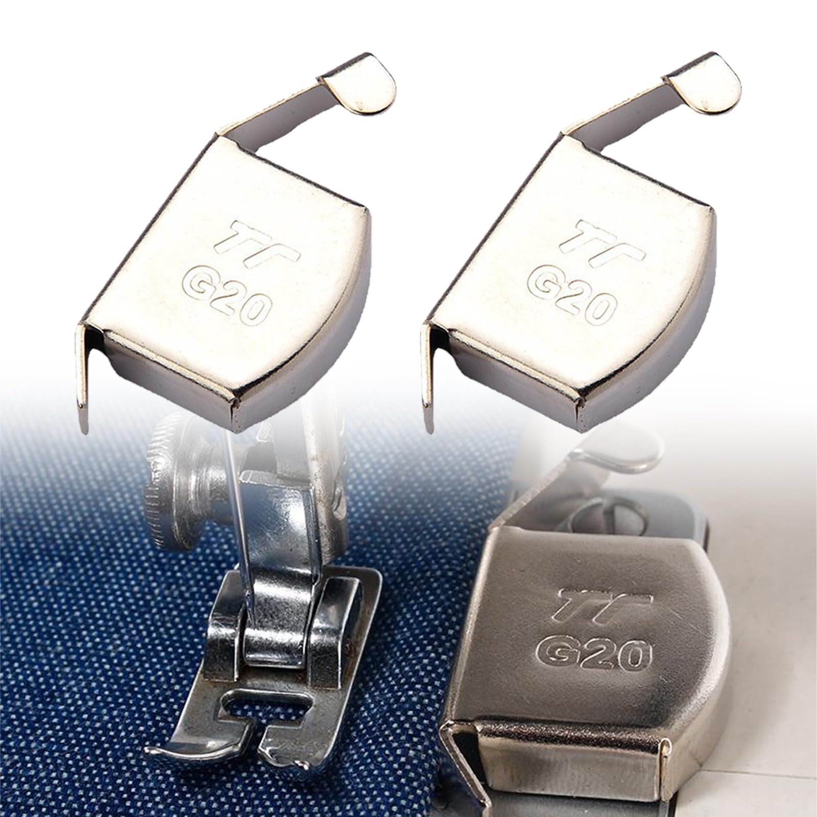 Seam Guides, Magnetic Seam Guide Gauge Presser Sewing, 2 PCS Gauge Presser Sewing Machine Accessories, Magnetic Seam Guide Strong Force, Magnetic Seam Guide, Magnetic Seam Guide for Sewing Machines