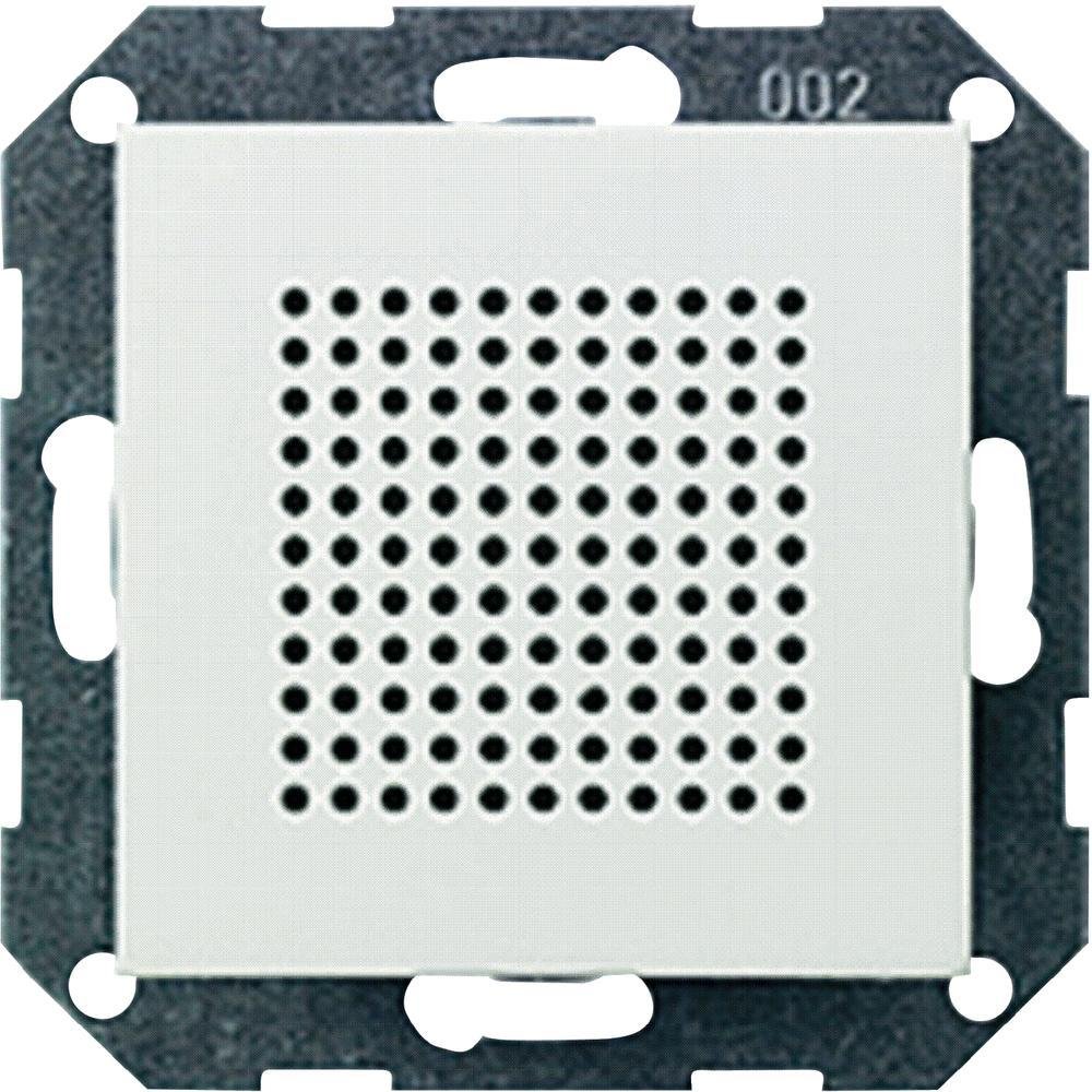 Gira System 55 228227 Speaker Flush-Mounted Radio Pure Matte White