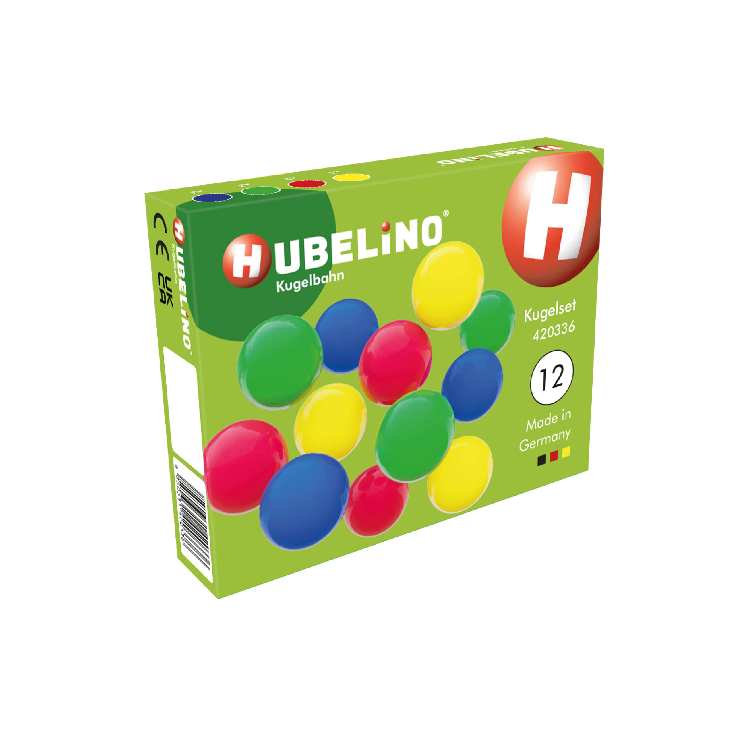 Hubelino 420336 Marble Run Ball Set from 4 Years 12 Pieces