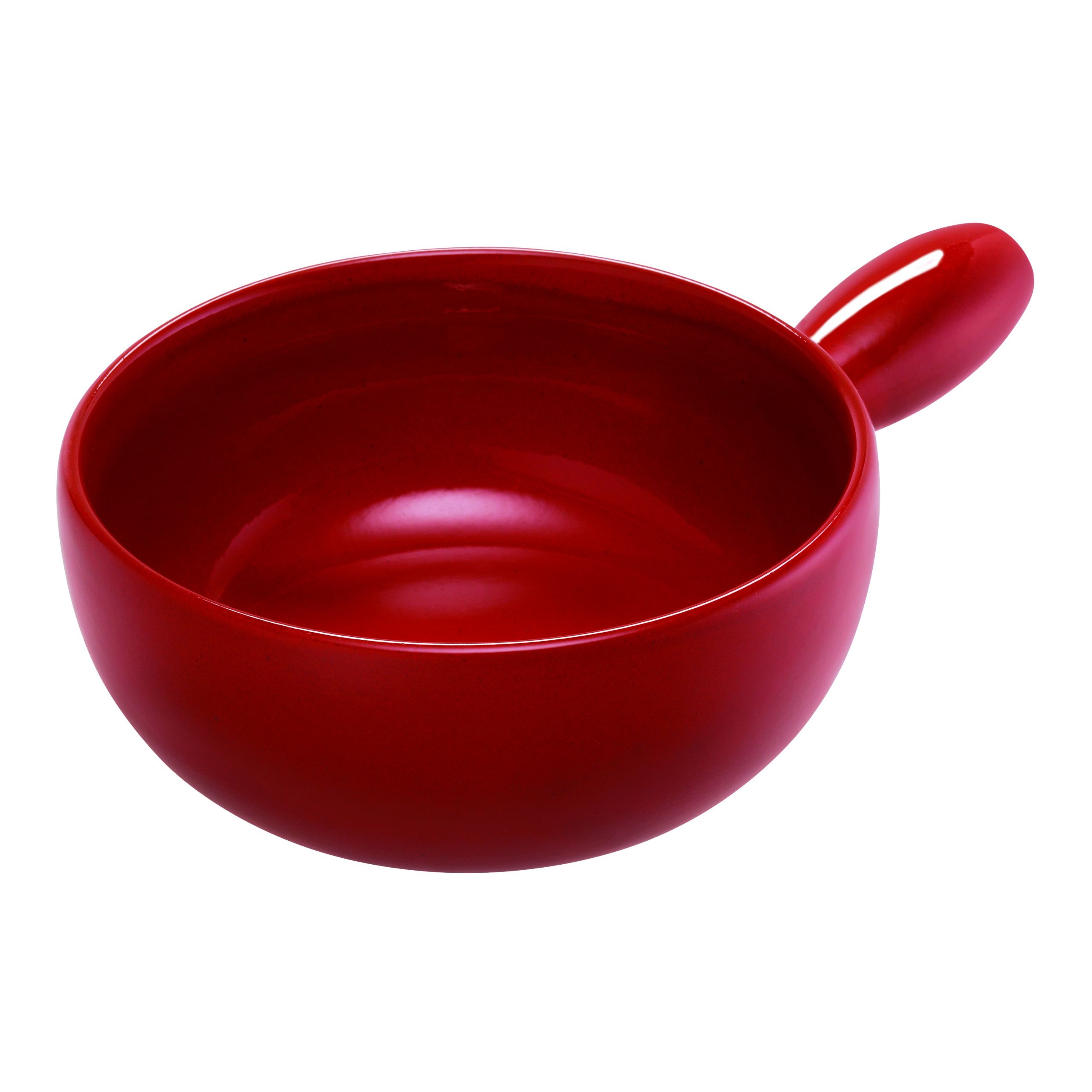 Kuhn Rikon Classic 32185 Caquelon Fondue Pot 22 cm Cast Iron Red,31.5 x 21 x 8.8 cm