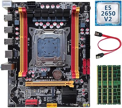 Lodokdre X79 Motherboard E5 2650 V2 CPU 16GB DDR3 RAM LGA2011 M.2 NVMe Bundle