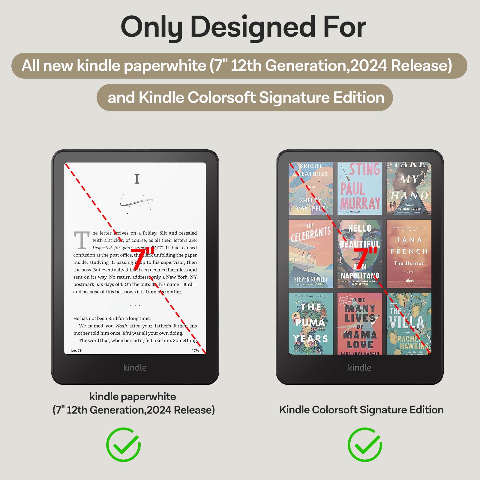 CoBak 2 Pack Tempered Glass Screen Protector for 7