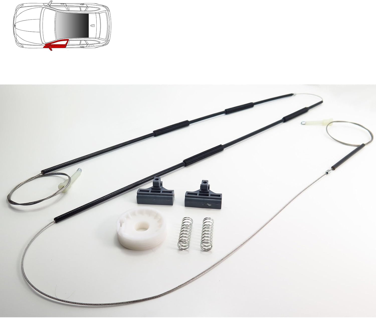 ELECTRIC WINDOW REGULATOR REPAIR KIT FRONT LEFT, MK3, Near Side, N/S