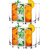 LEMONSODA Premium Highball 12oz/15oz Glass Sets - Elegant Tom Collins Glasses - Tall Water Drinking Glasses - Bar Glassware for Mojito, Whiskey, Cocktail (12oz, Set of 12)(2007)