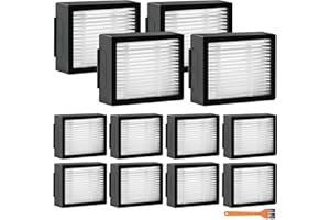 Purzest 12 Pack Filter Replacements for iRobot Roomba E I & J Series E5 E6 i1 i1+ i3 i3+ i4 i4+ i5 i5+ i6 i6+ i7 i7+ i8 i8+ NOT for J9, High Efficiency Filter Vacuum for Roomba Replacement Parts