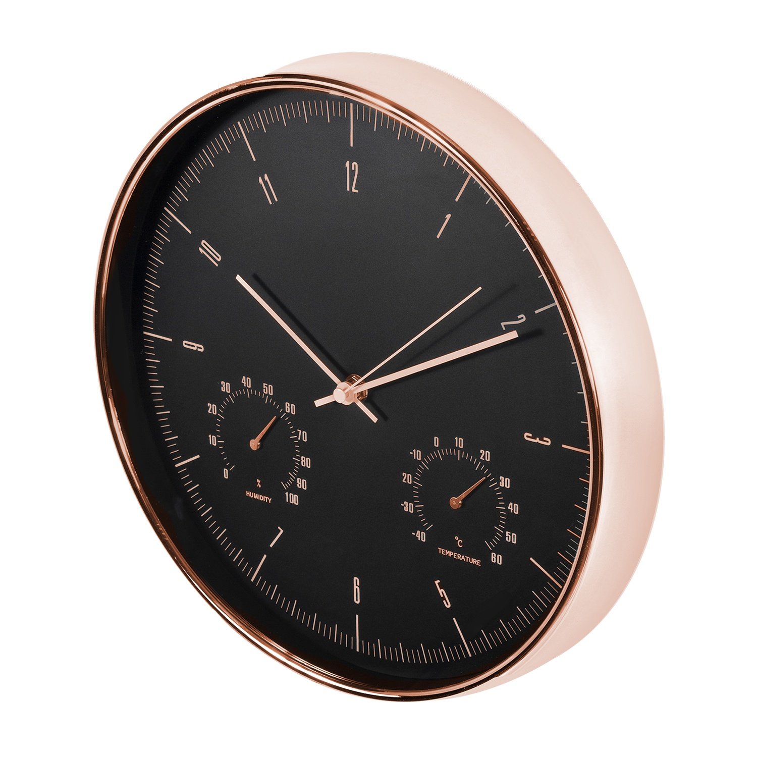 Maclean Wall Clock, Rose Gold