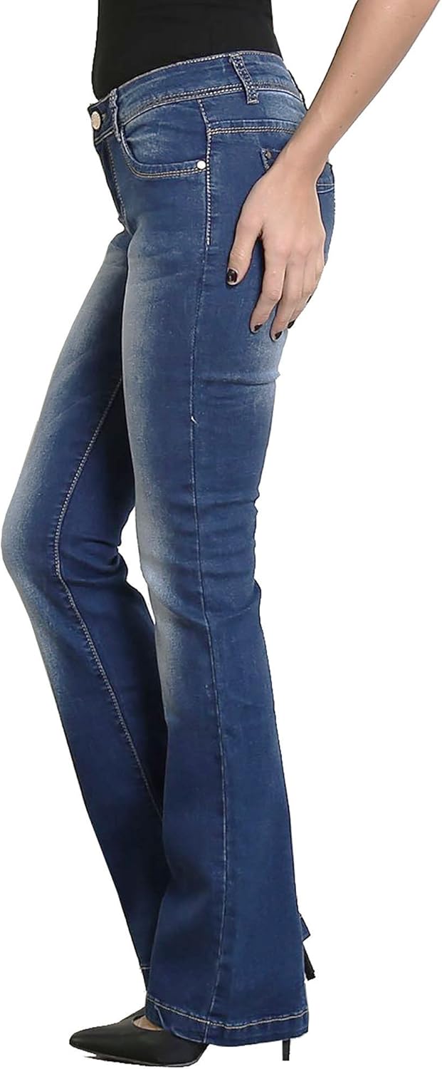 boot cut denim leggings