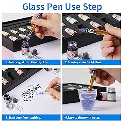 Joi-Fun Handmade High Borosilicate Glass Dip Pen