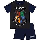 Harry Potter Pajamas, Short Sleeve Boys Pajamas, Hogwarts Pjs, Boys Pjs For Summer
