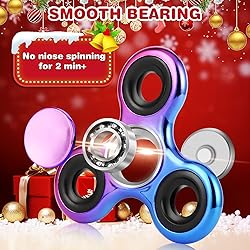 Fidget Spinner 2 Pack, Metal Fidget Spinners