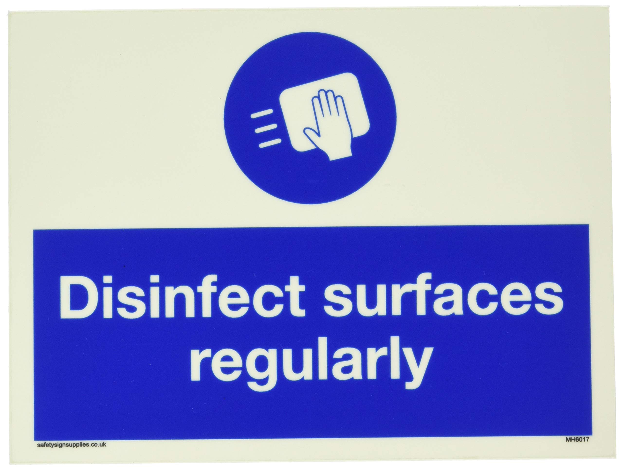 Disinfect surfaces regularly