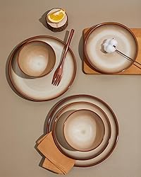 Pokini Stoneware Dinnerware Set Service for 4, 12