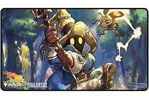 Ultra PRO - Final Fantasy x Universes Beyond Vivi, Stray Black Mage Black Stitched Playmat for Magic: The Gathering | Card Game Playmat, Final Fantasy Collectibles, Desk Mat Mousepad