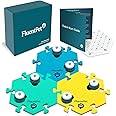 FluentPet Get Started Kit - Set of 6 Talking Buttons with Batteries Included for Dogs & Cats and 3 HexTiles - Customizable Cat & Dog Training Buttons for Communication - Talking Button Gift Set