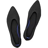 Frank Mully Womens Pointed Toe Flats Knit Dress Shoes Comfort Women Shoes Softable