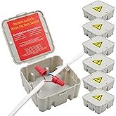 Open Splice repairing, One-Piece Grey Wire junction box (6-pack) - 5 Second Easy Installation