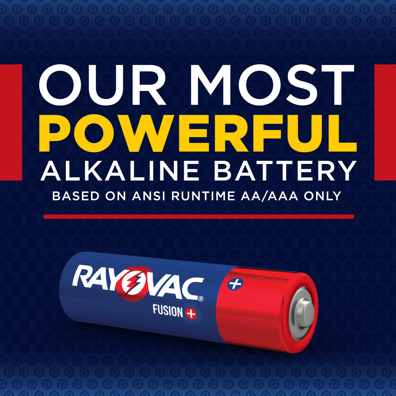 Rayovac Fusion AA Batteries (30 Pack), Double A Alkaline Batteries