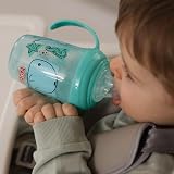 Nuby Grip N Sip Water Bottle 240ml Twin Handle No Spill Beaker Sippy Cup view 2