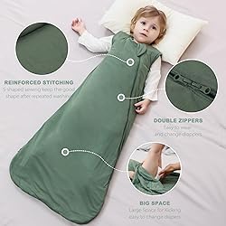 Mosebears Unisex Baby Sleep Sack 1.0 TOG, Supersoft