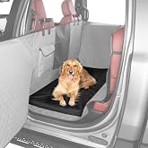 Ruff Liners XL Back Seat Dog Bed Cushion for Trucks - As Seen on Shark Tank | Fits XL seat extenders/floor covers, waterproof, machine-washable Backseat Dog Bed with rebound foam comfort