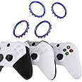 eXtremeRate Replacement Accent Rings for Xbox Elite Series 2 Core | for Elite Series 2 | for Xbox One Elite | for eXtremeRate ASR Version Shell for Xbox Series X/S Controller - Chameleon Purple Blue