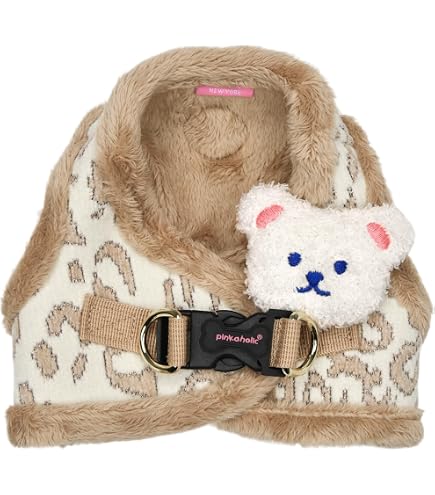 Pinkaholic Kalina Vest Harness – Hundegeschirr In Pink | Größe L, Blumenmuster | Mit Klett & Schnalle