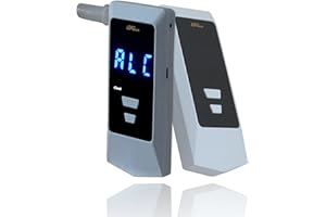 iBACheck Breathalyzer | Portable Breath Alcohol Tester,Professional-Grade Accuracy Breath Alcohol Detector with LCD Digital Display for Personal & Professional,Compact and Flow Monitoring
