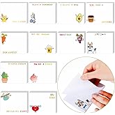 12 Pcs Inspirational Sticky Notes 3 x 4 Inch Motivational Teacher Notepad Sets Cute Positive Memo Gifts for Office Student Nurse Coworkers 480 Sheets Work Paper Studying Supplies