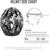 EXCLUSKY Kids Bike Helmet 50-57cm Adjustable 5-13 White Black Grid view 2