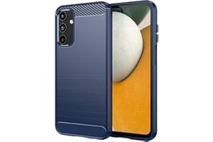 Aikcks for Samsung Galaxy A15 Phone case, Shockproof, Scratch Resistant Carbon Fiber Jacket, Soft TPU,for Galaxy A15 case (Blue)