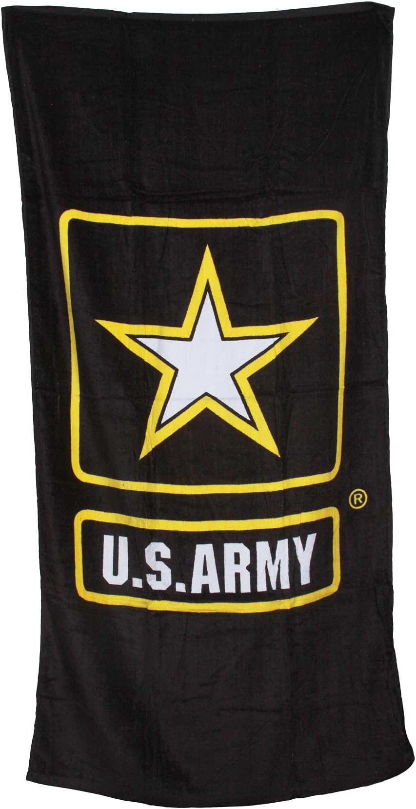 Military - United States Army Beach Towel - Black