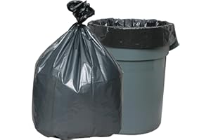 Genuine Joe GJO70342 Maximum Strength Trash Can Liner Black, 30 Gal, 1.55 mil (Pack of 50)