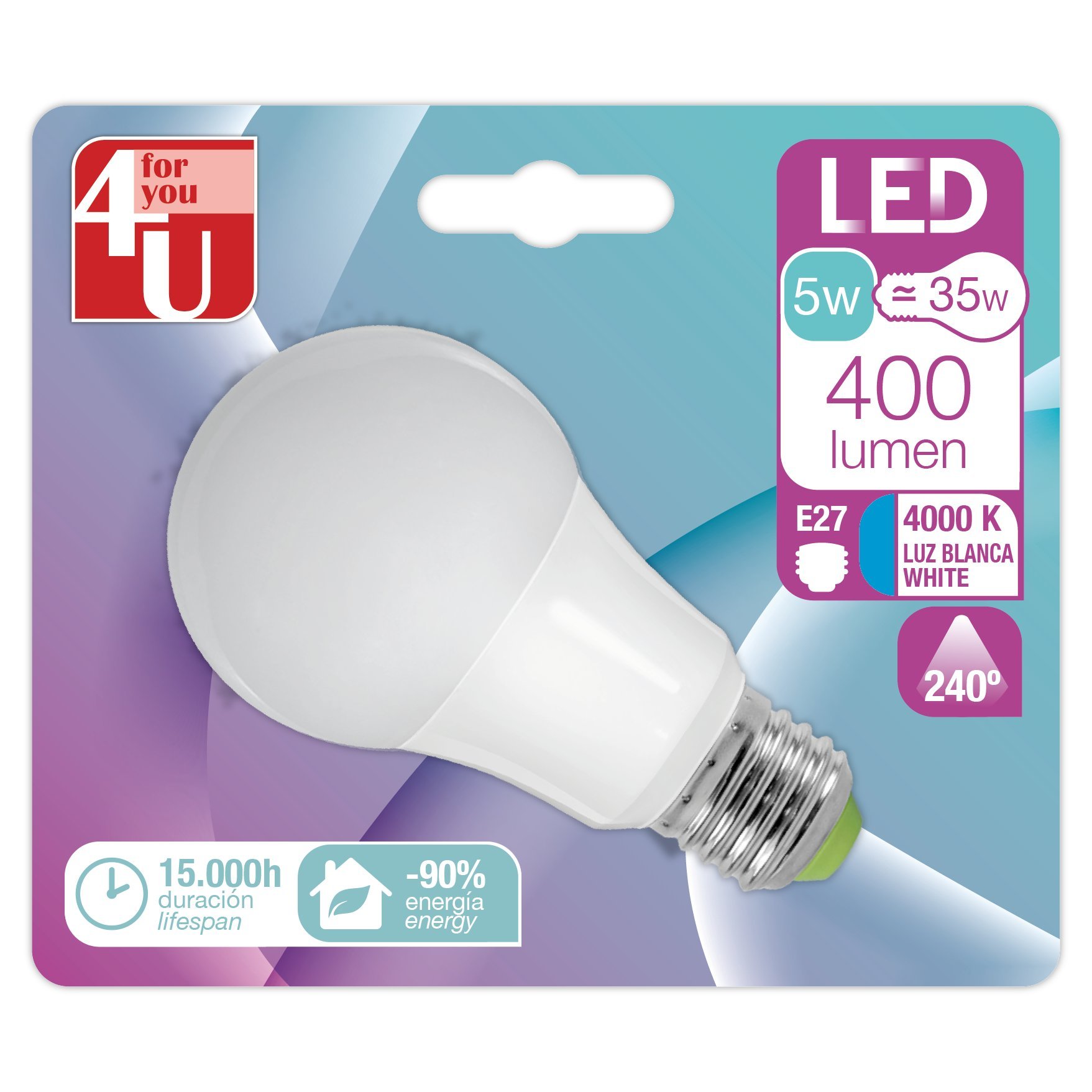 4U 400454 – LED Bulb, White