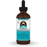Source Naturals Wellness Herbal Resistance Liquid, 2 Fluid oz | Alcohol Free | Echinacea, Coptis, and Yin Chiao | Contains Soy | Contains Honey | Immune Support*