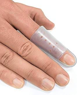 Express OrthopaedicMedically Approved Mallet Finger Splint, Distal Finger Splint, Plastic Finger Splint for DIP Joint (Size 3)