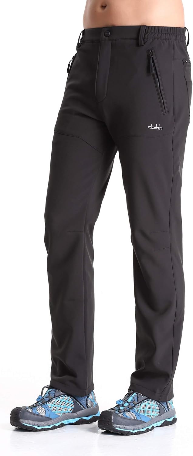mens fleece lined wind pants