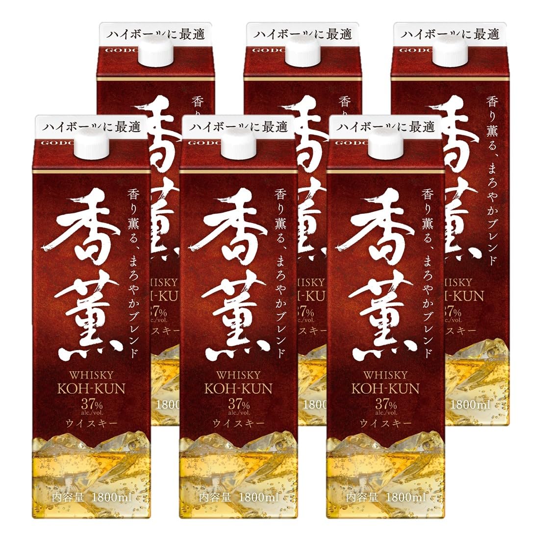 合同酒精 ウイスキー香薫パック [ ウイスキー 日本 1800ml×6本 ]商品画像