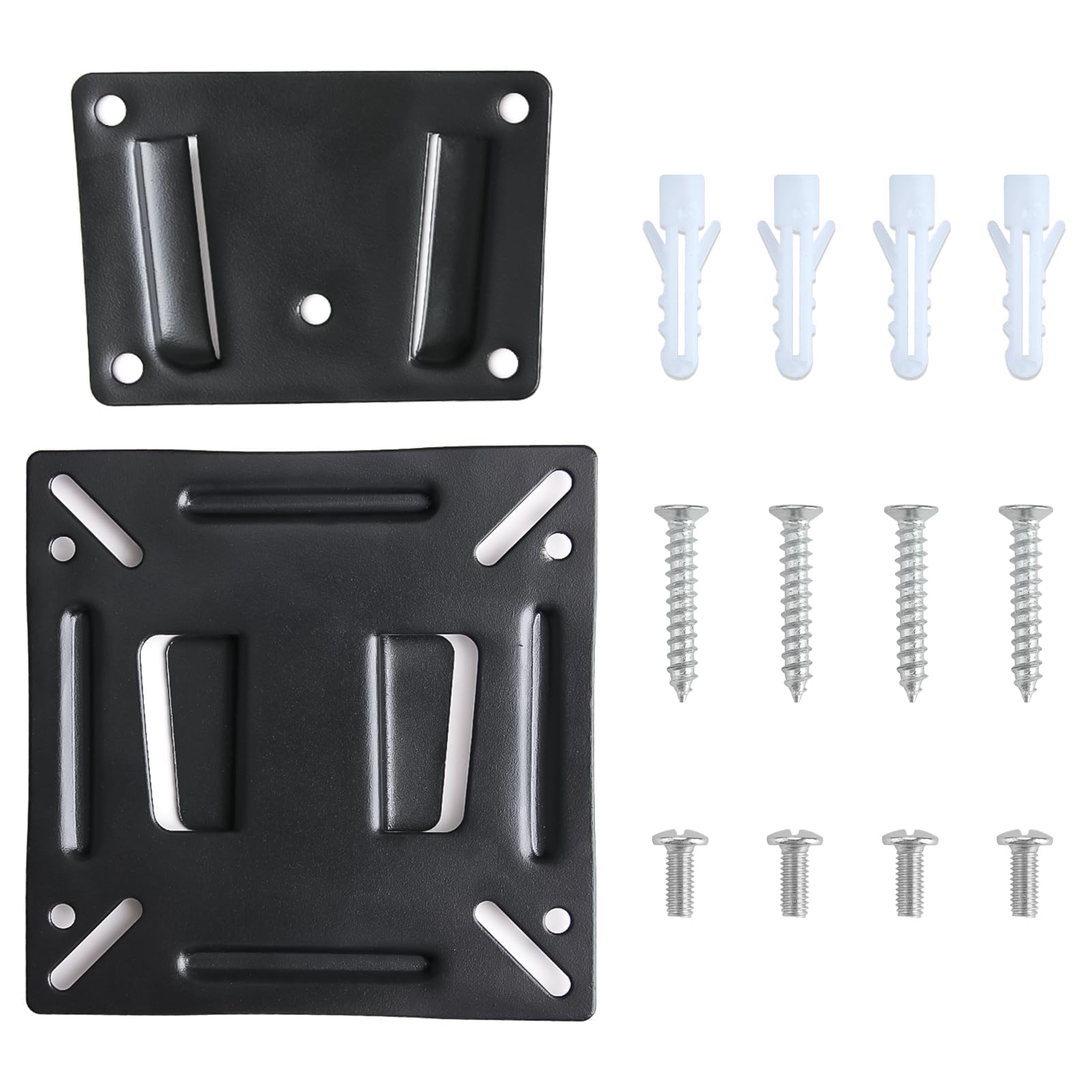 14-27 Inch Monitor Wall Mount for Caravan Motorhome Camper Van Small TV Wall Bracket for LED/LCD/OLED/Plasma Screens TV up to 30lbs Ultra Slim Fixed VESA Mount 75x75 100x100 Replacement Stand