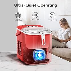 Crzoe Ice Makers Countertop, Ice Machine with