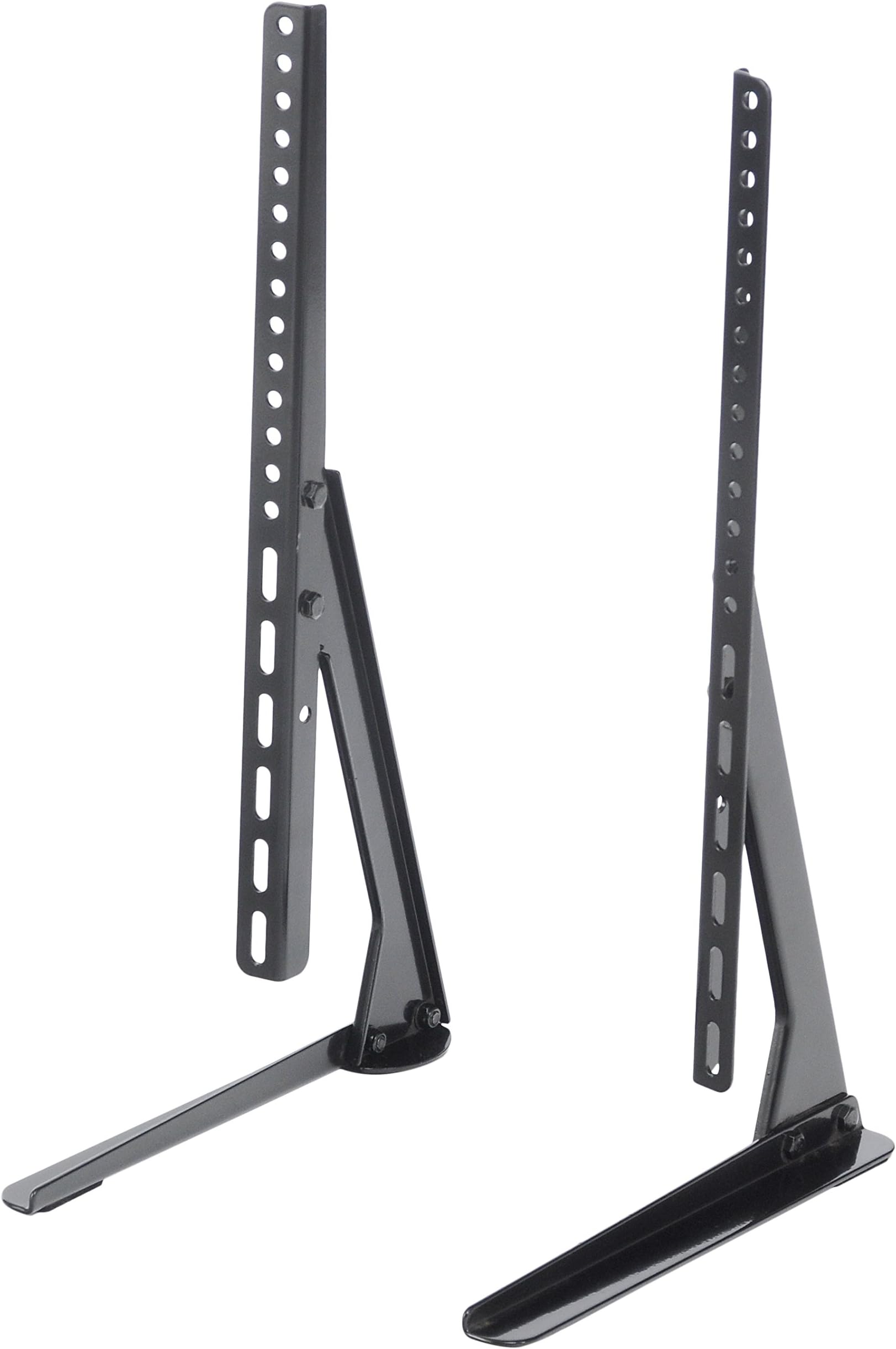 TTAP Universal Height Adjustable Tabletop Pedestal TV Stand Base/Tabletop Screen Monitor Riser Metal Legs for TV's from 37"-70" / Supports up to 40Kgs