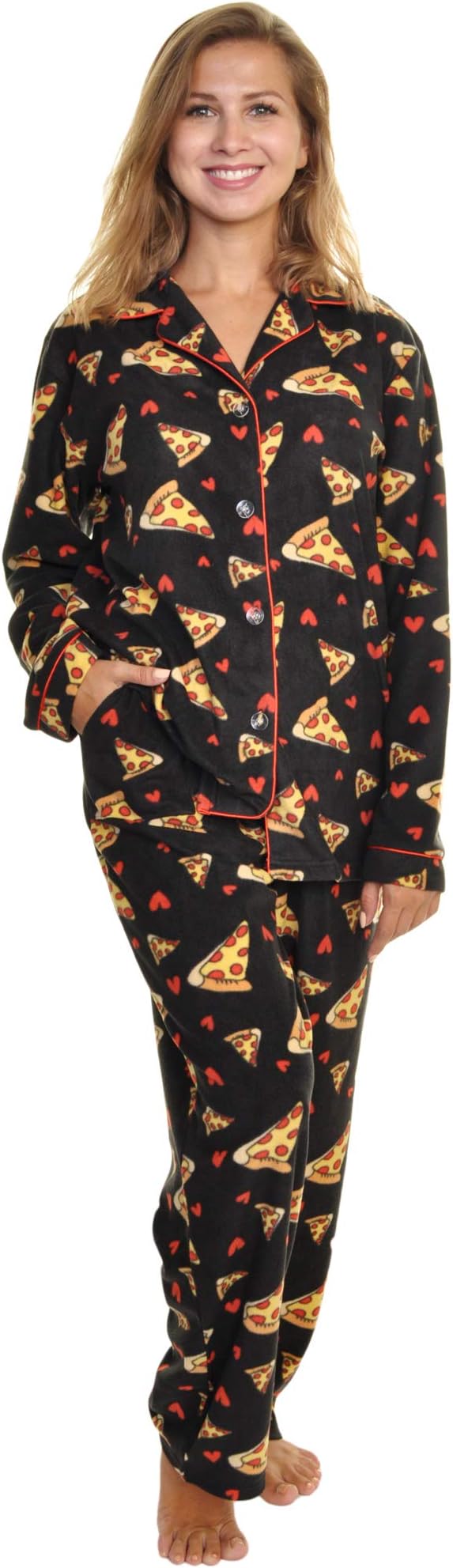 Women's Cozy Fleece Pajama Set