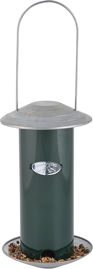 Amazon Com Esschert Design Fb325 Cylinder Mesh Bird Feeder