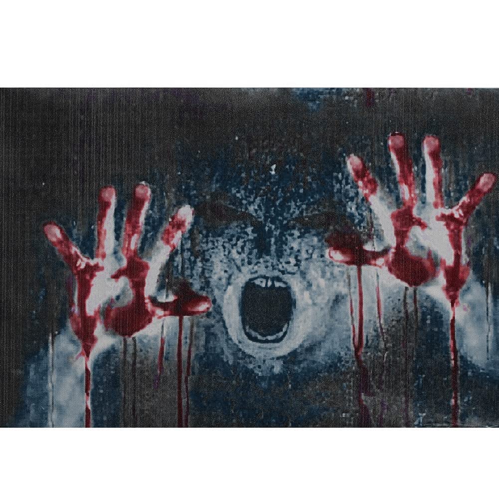 Horror Ghost 3D Transparent Car Back Rear Window