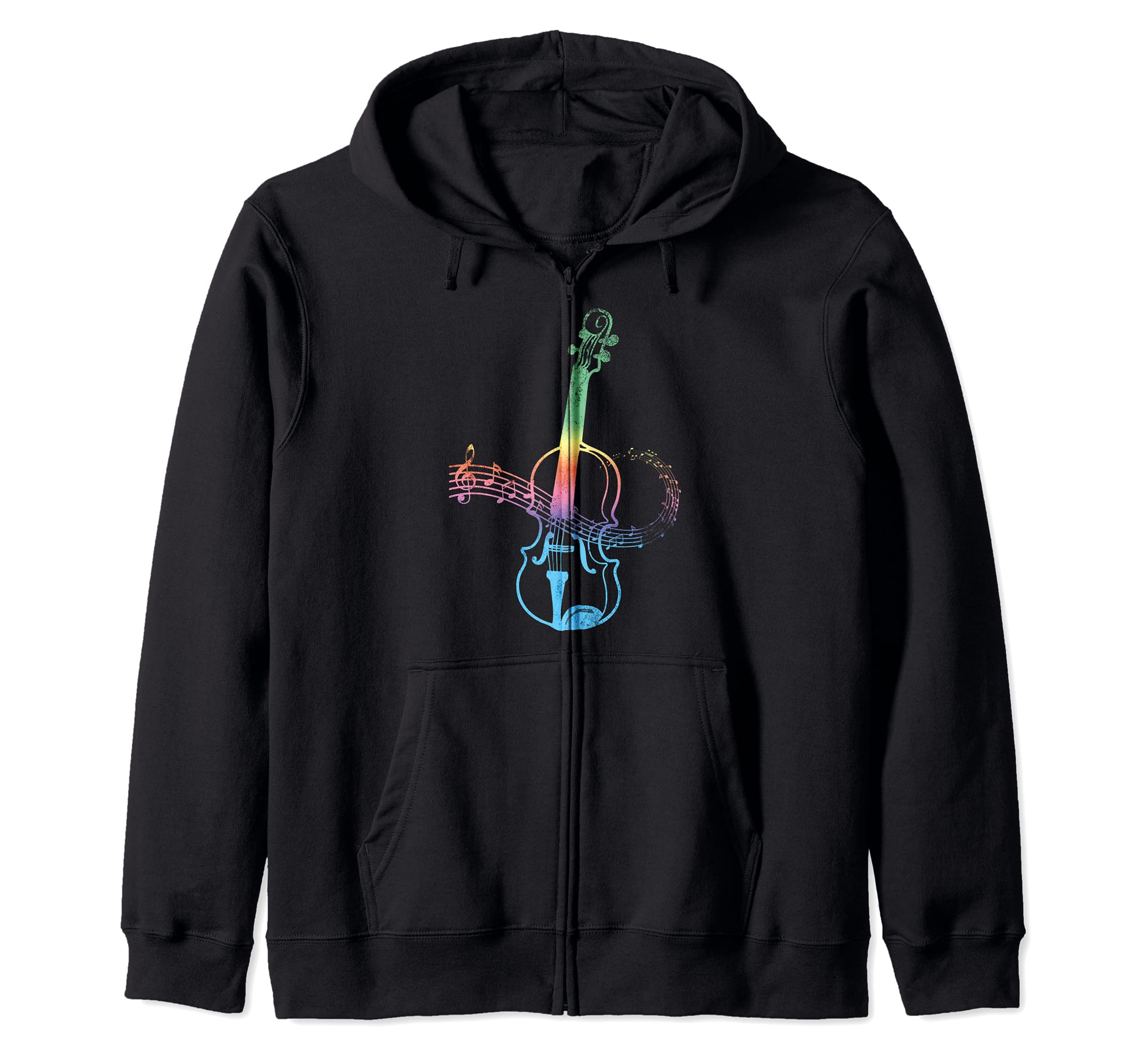 Violinist Violin Player Zip Hoodie