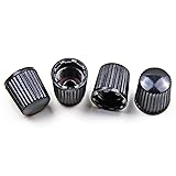 TPMS Valve Stem Covers Black Tire Valve Caps