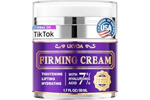 UKVOA Retinol Wrinkle Cream for Neck & Face, Anti-Aging Facial Moisturizer for Women with Collagen & Hyaluronic Acid, Neck Cr